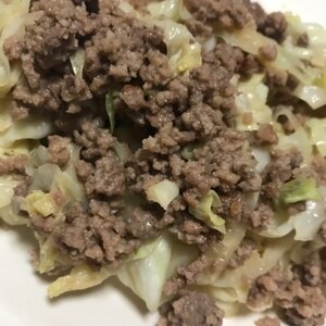 子供も食べれる♪辛くない麻婆キャベツ